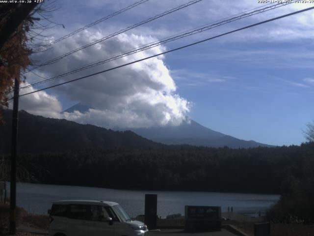 西湖からの富士山