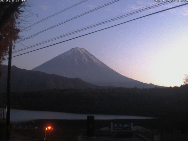 西湖からの富士山