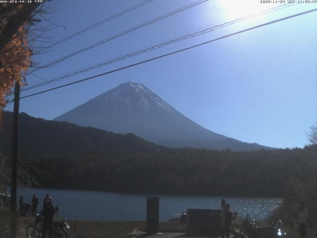 西湖からの富士山