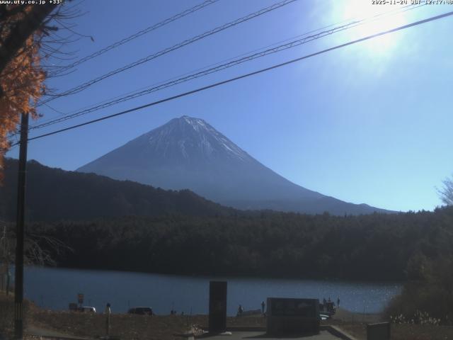 西湖からの富士山
