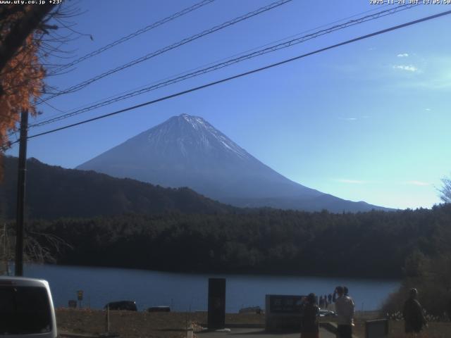 西湖からの富士山