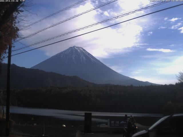 西湖からの富士山