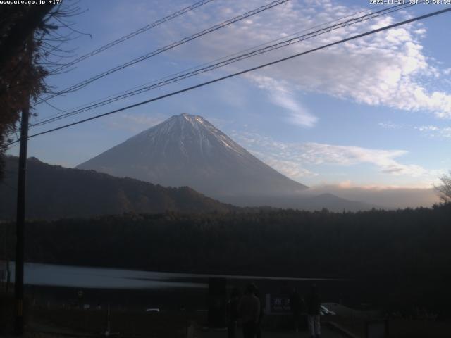 西湖からの富士山