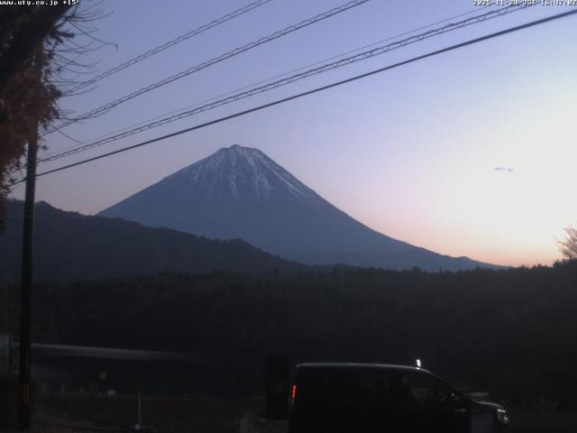 西湖からの富士山