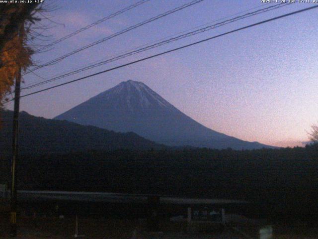 西湖からの富士山