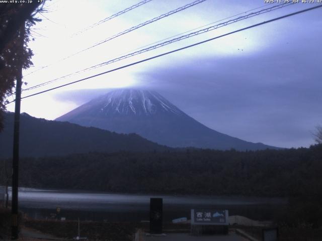 西湖からの富士山