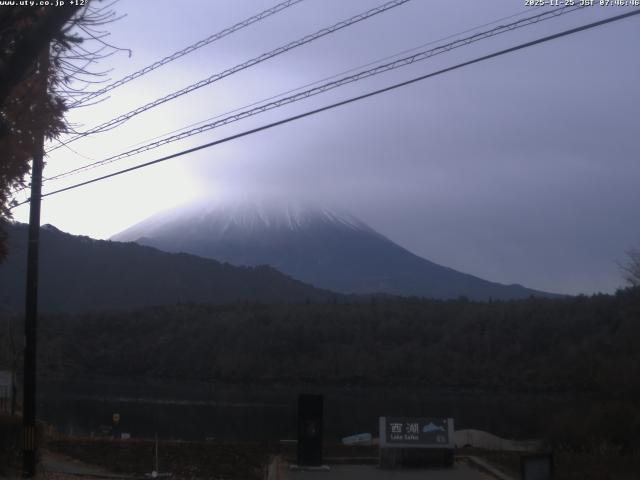 西湖からの富士山