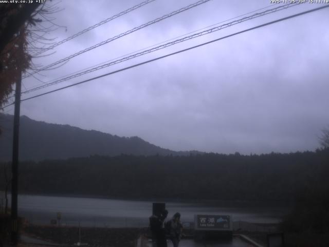 西湖からの富士山