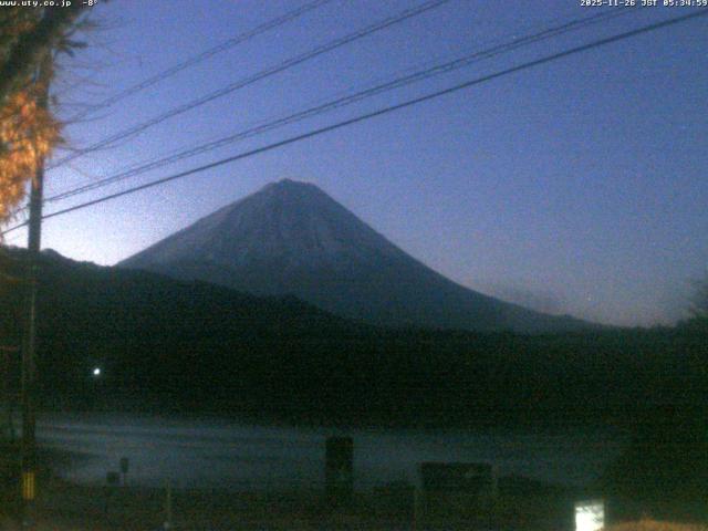 西湖からの富士山