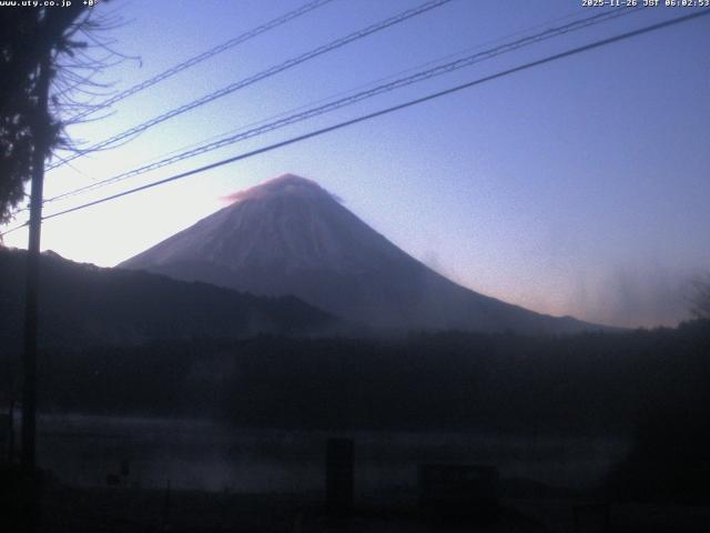 西湖からの富士山