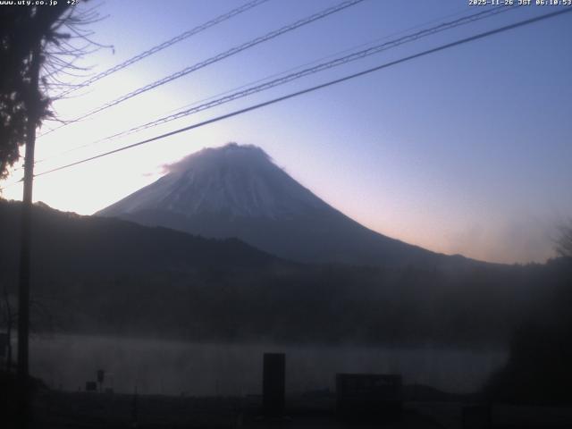 西湖からの富士山