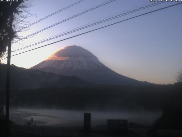 西湖からの富士山