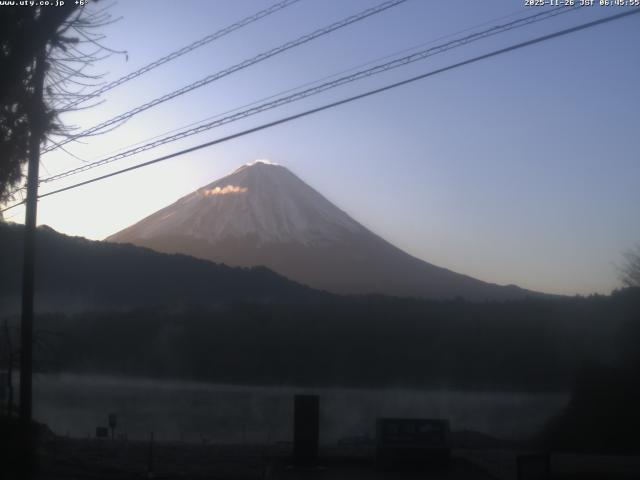 西湖からの富士山