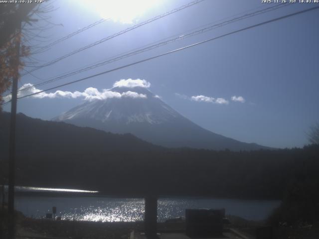 西湖からの富士山