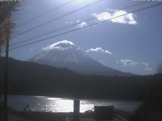 西湖からの富士山