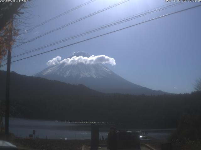 西湖からの富士山