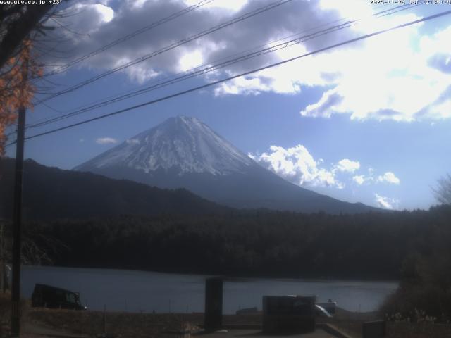西湖からの富士山
