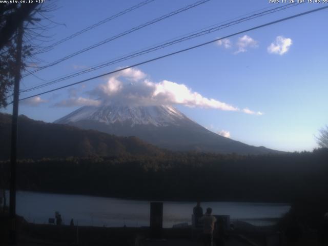 西湖からの富士山