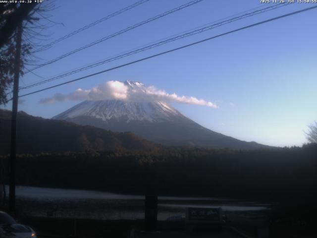 西湖からの富士山