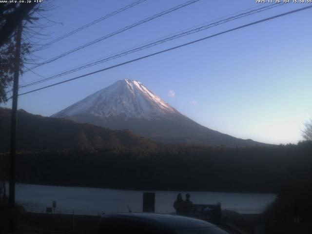 西湖からの富士山