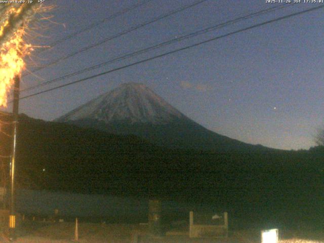 西湖からの富士山