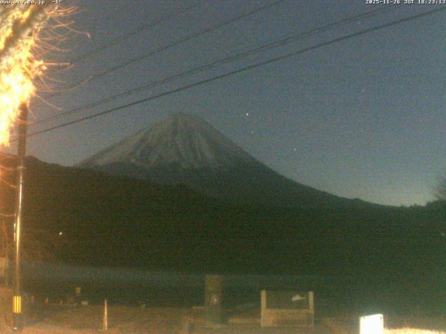 西湖からの富士山