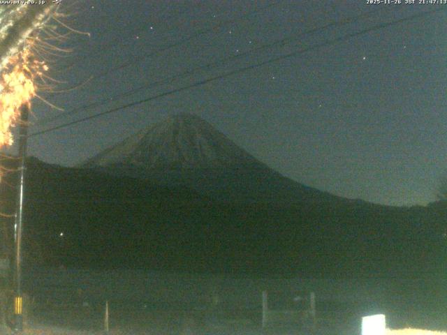 西湖からの富士山