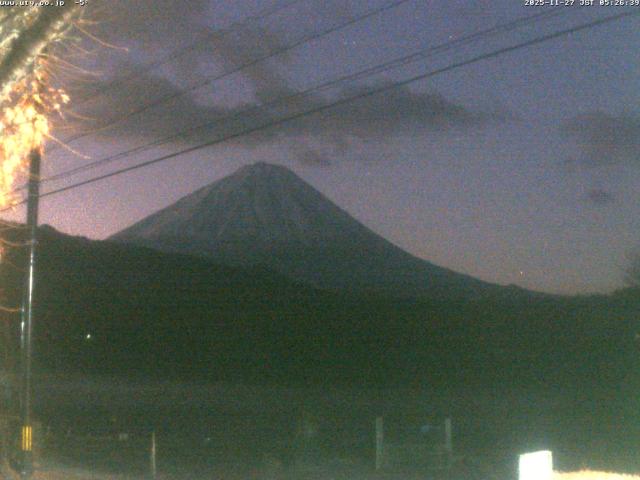 西湖からの富士山