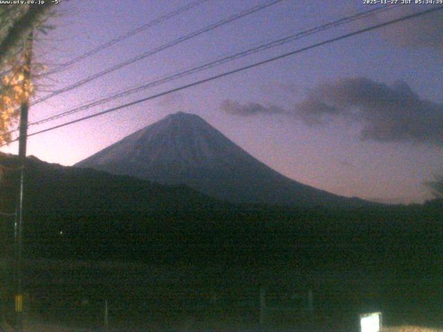 西湖からの富士山