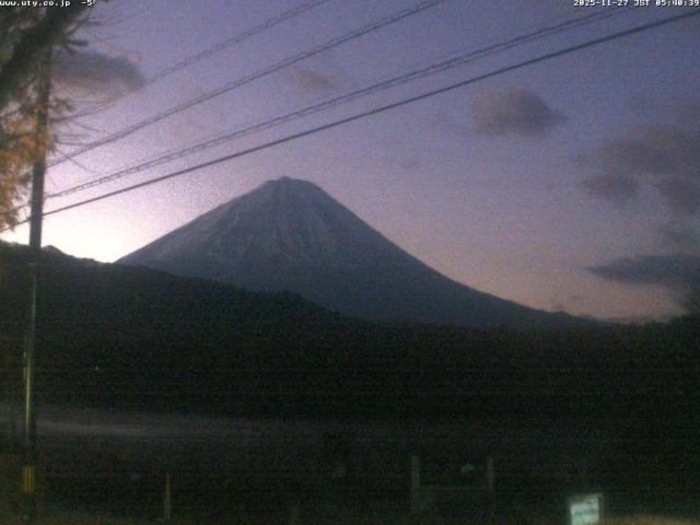 西湖からの富士山