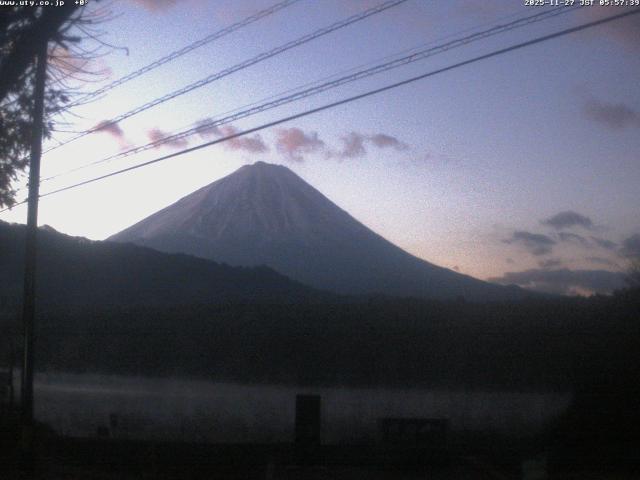 西湖からの富士山