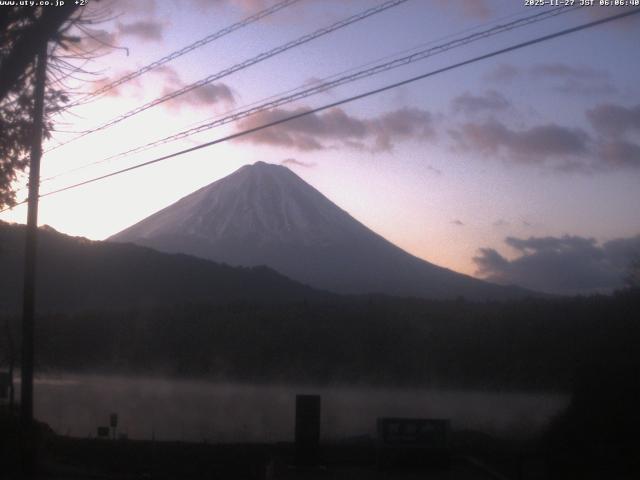 西湖からの富士山