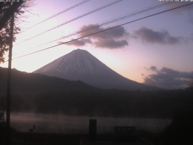 西湖からの富士山