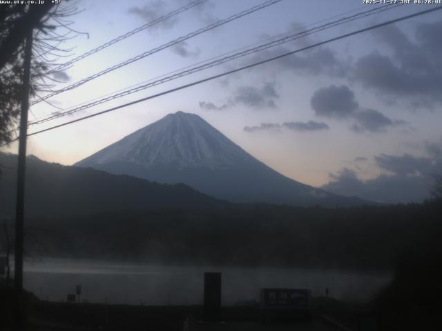 西湖からの富士山