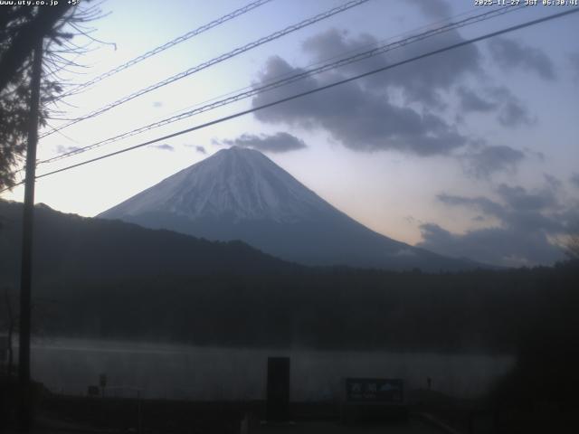 西湖からの富士山