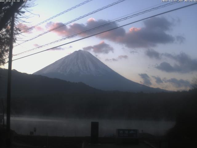 西湖からの富士山