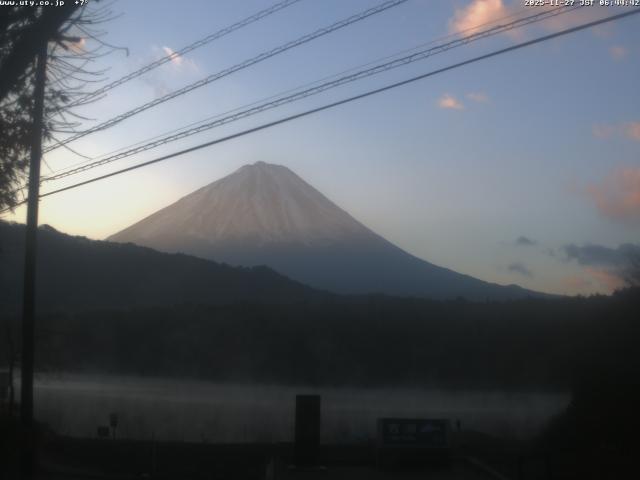 西湖からの富士山