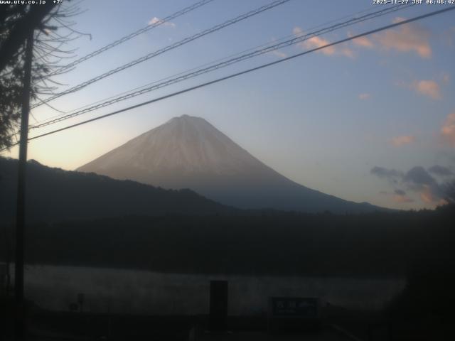 西湖からの富士山