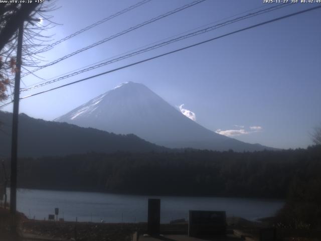 西湖からの富士山
