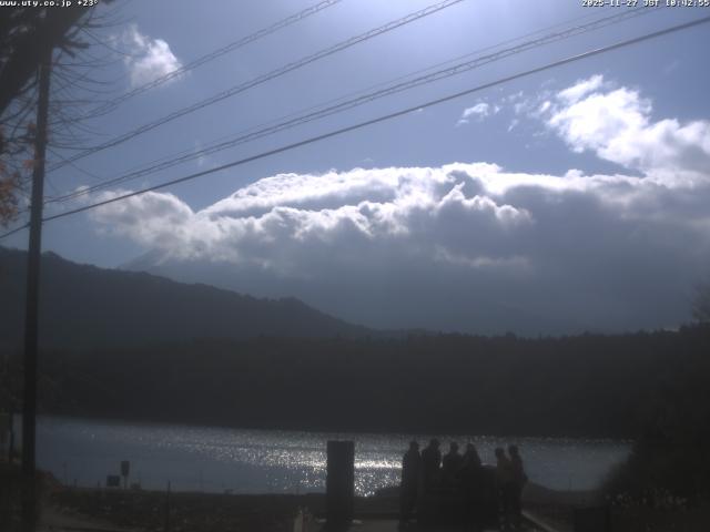 西湖からの富士山