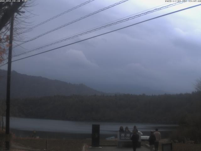 西湖からの富士山