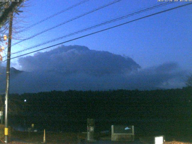 西湖からの富士山
