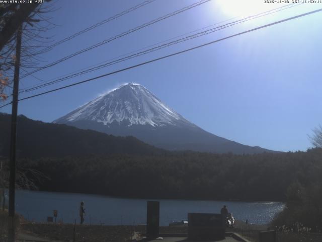 西湖からの富士山