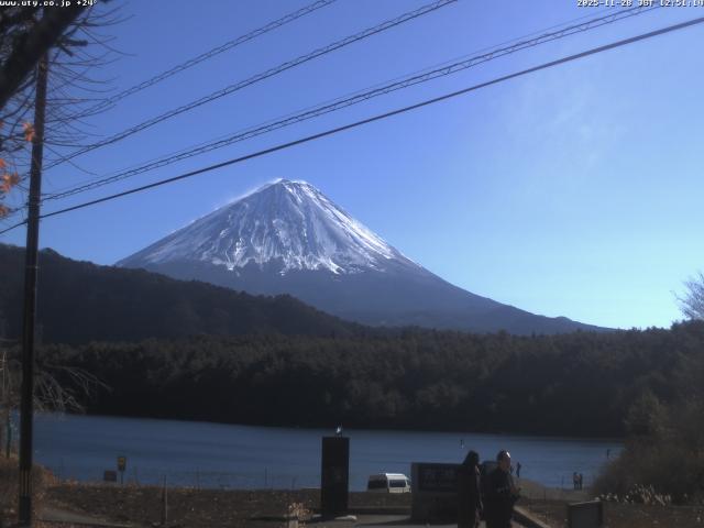 西湖からの富士山