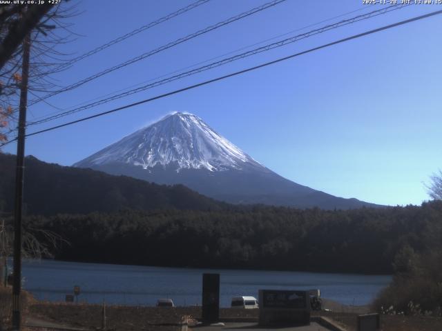 西湖からの富士山