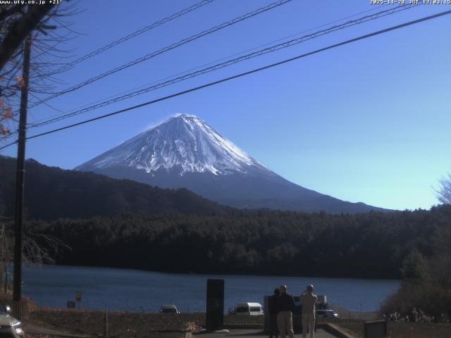 西湖からの富士山