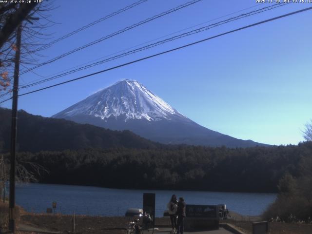 西湖からの富士山