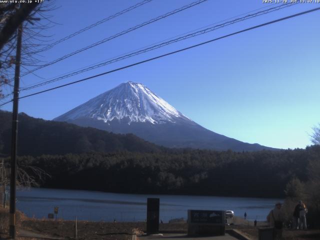 西湖からの富士山