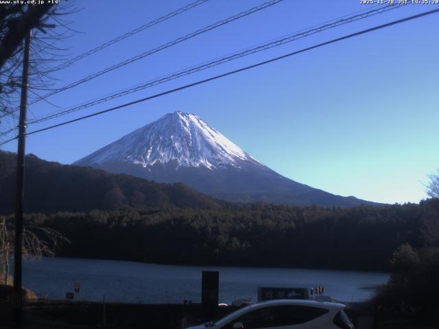 西湖からの富士山