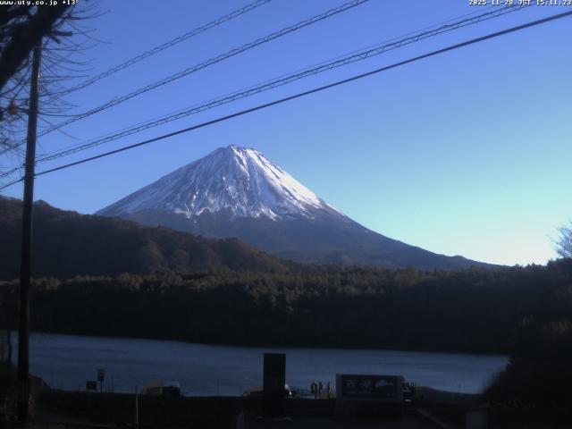 西湖からの富士山